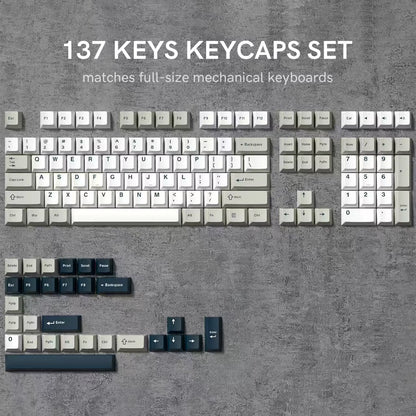 168 Keys Double Shot PBT Keycap Custom Keycap Cherry Profile Keyboard Keycaps for Cherry Gateron MX Switches Gaming Keyboard